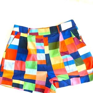 Colorful Women's Patchwork Shorts